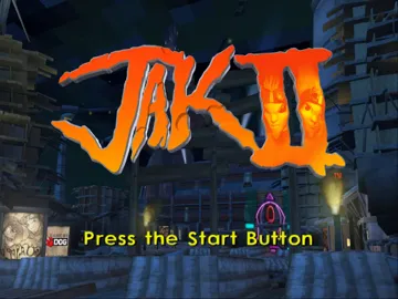 Jak II screen shot title